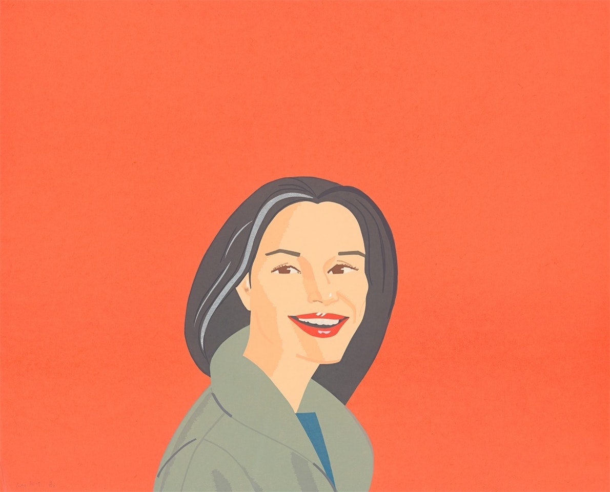 "Big Red Smile" by Alex Katz