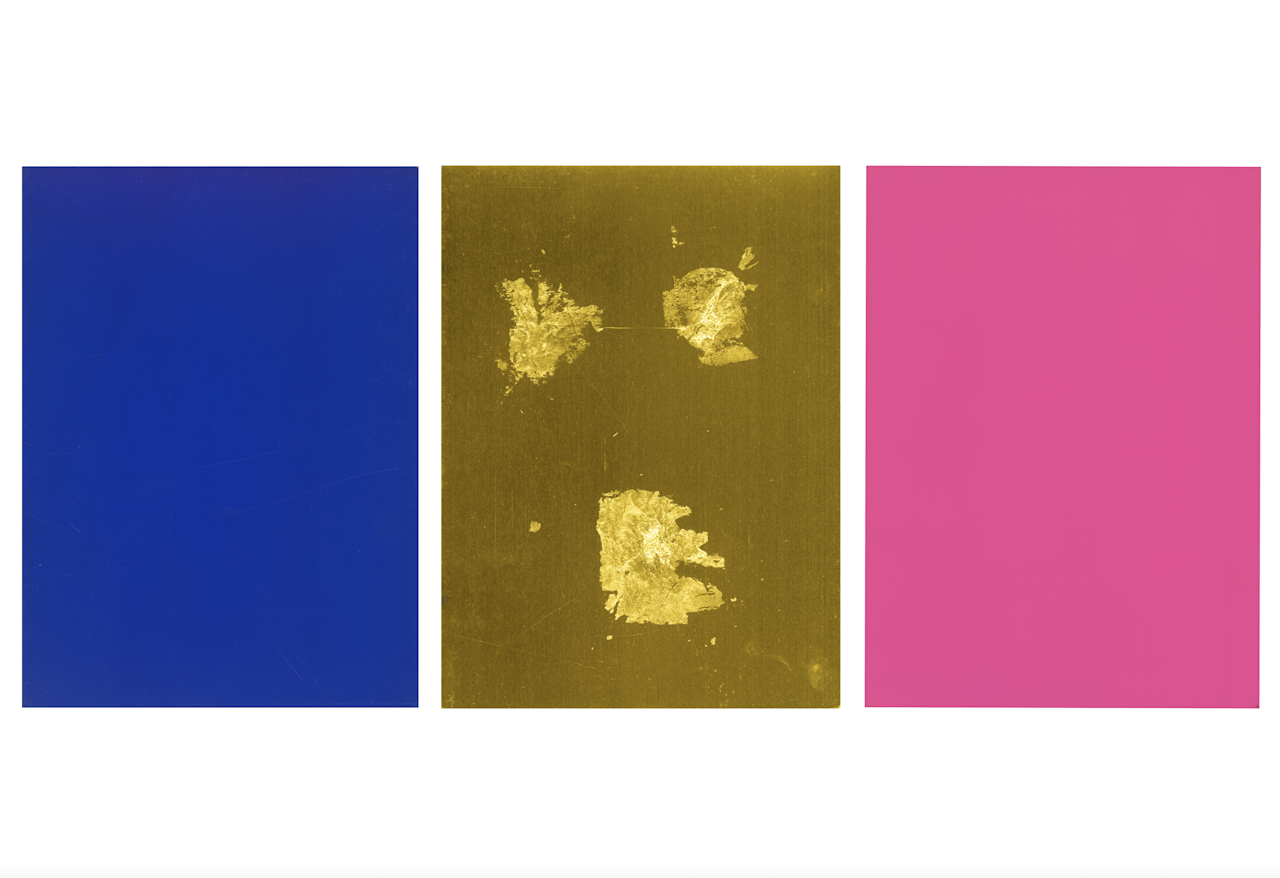 ”Monochrome und Feuer” by Yves Klein