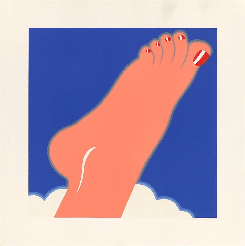 ”Seascape (Foot)”, from the portfolio ”Edition 68” by Tom Wesselmann