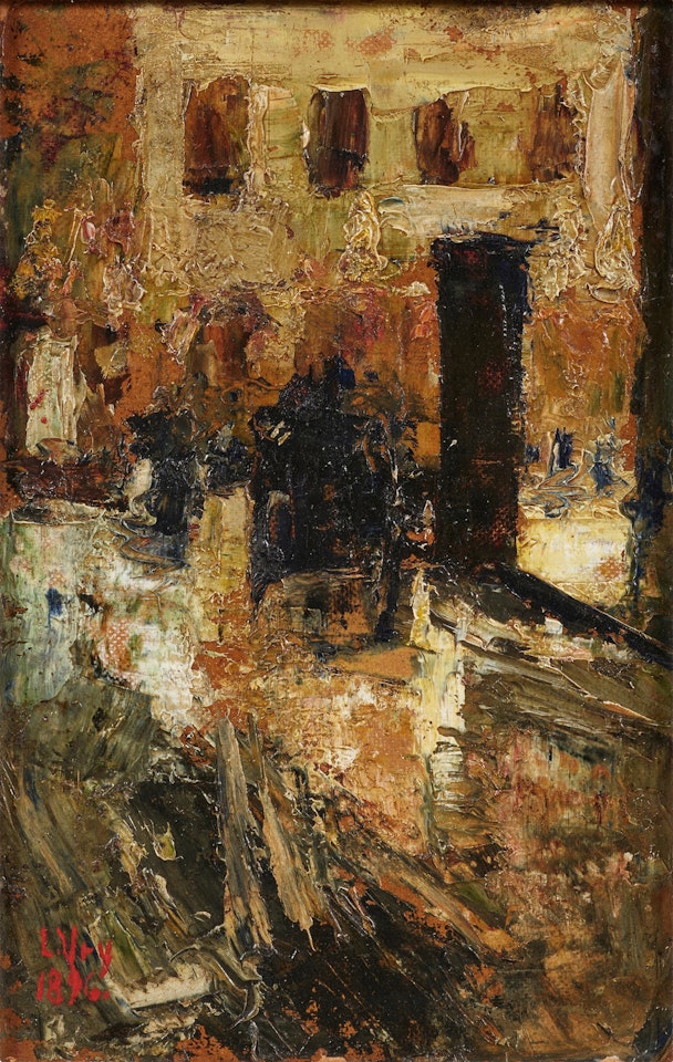 Gasse (Oberitalien) (Alley (Upper Italy)) by Lesser Ury