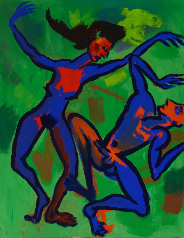 F-M Tanz (F-M Dance) by Rainer Fetting