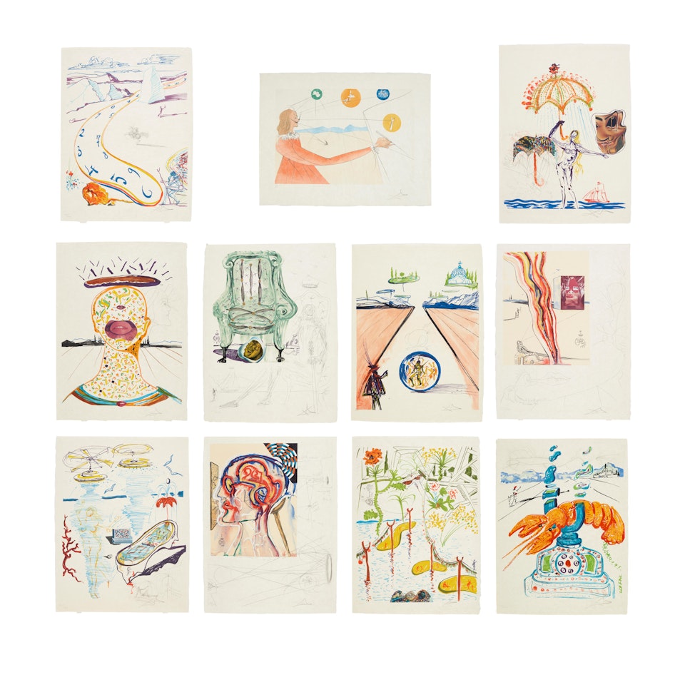 Imagination and Objects of the Future Portfolio 11 by Salvador Dali
