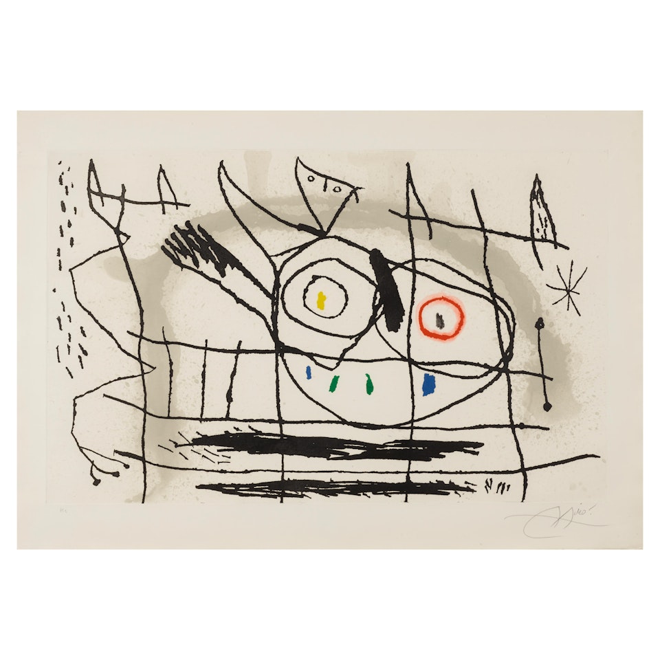 Couple d"Oiseaux II (Dupin 415) by Joan Miró