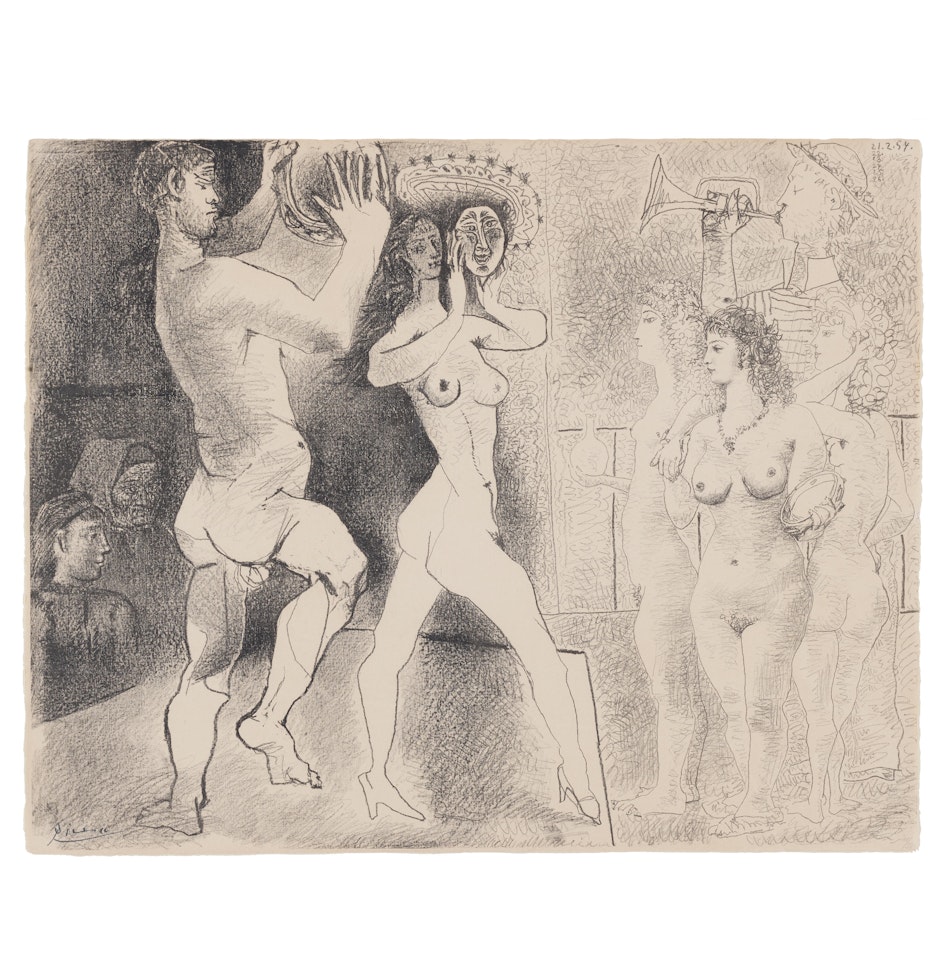 La Répétition (Bloch 756, Mourlot 252) by Pablo Picasso