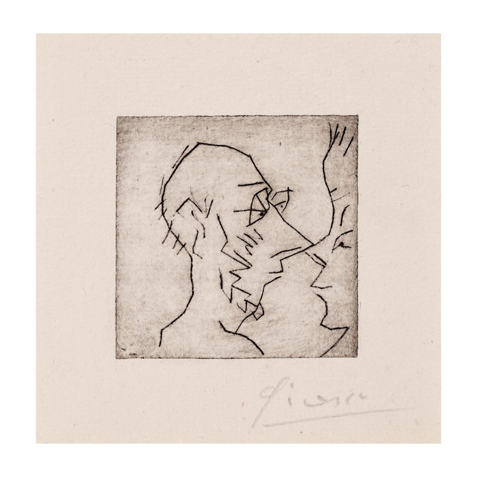 Caricature, from Pierres (Bloch 864, Baer 1023, Cramer bk. 93) by Pablo Picasso