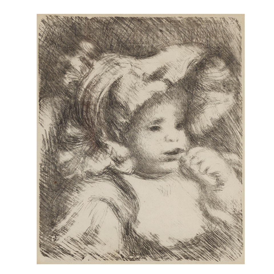 L"Enfant au Biscuit (Jean Renoir) (Delteil/Stella 31) by Pierre-Auguste Renoir