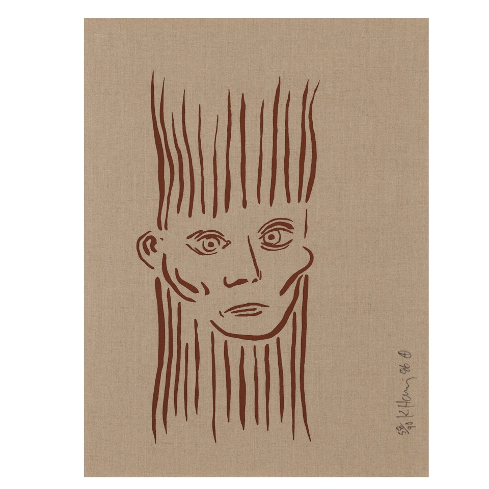 Portrait of Joseph Beuys (Littmann p. 61) by Keith Haring