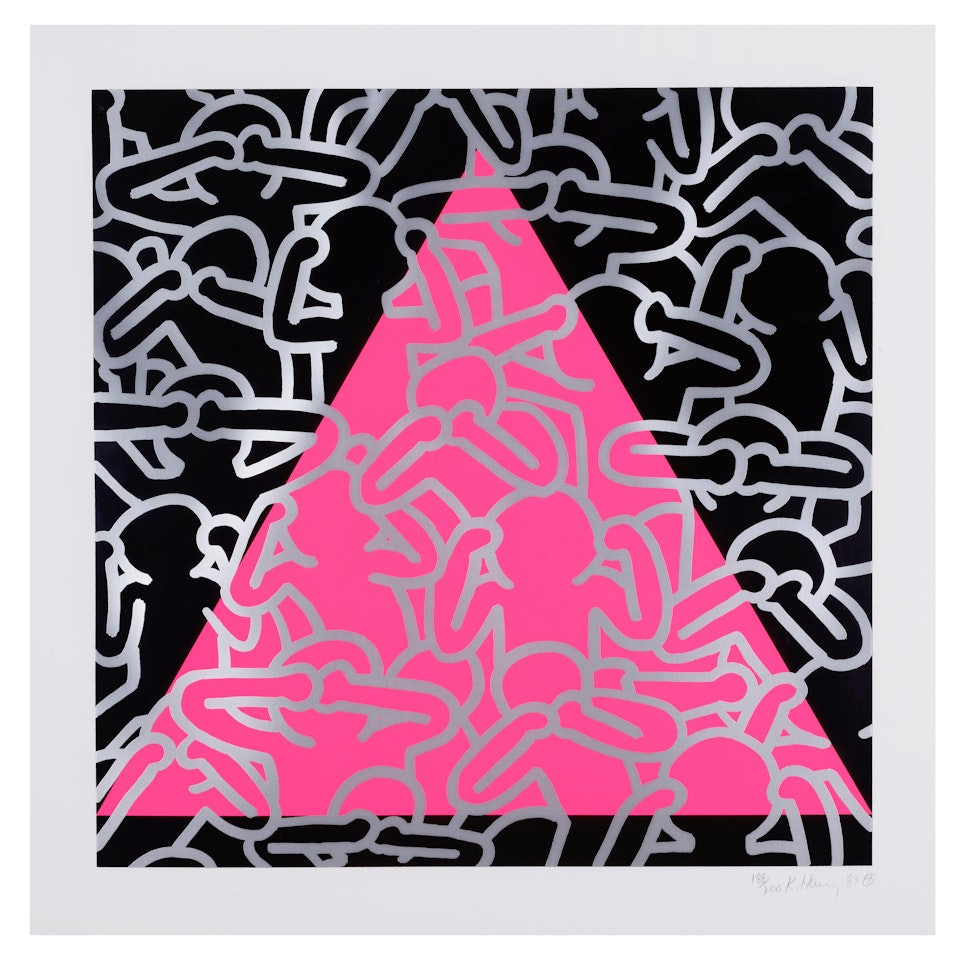 Silence = Death (Littmann p.152) by Keith Haring