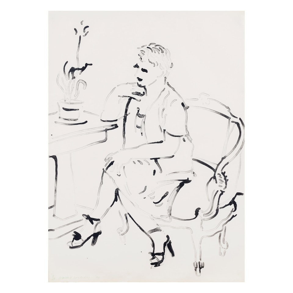 Celia - Elegant (MCAT 224, Gemini 836) by David Hockney