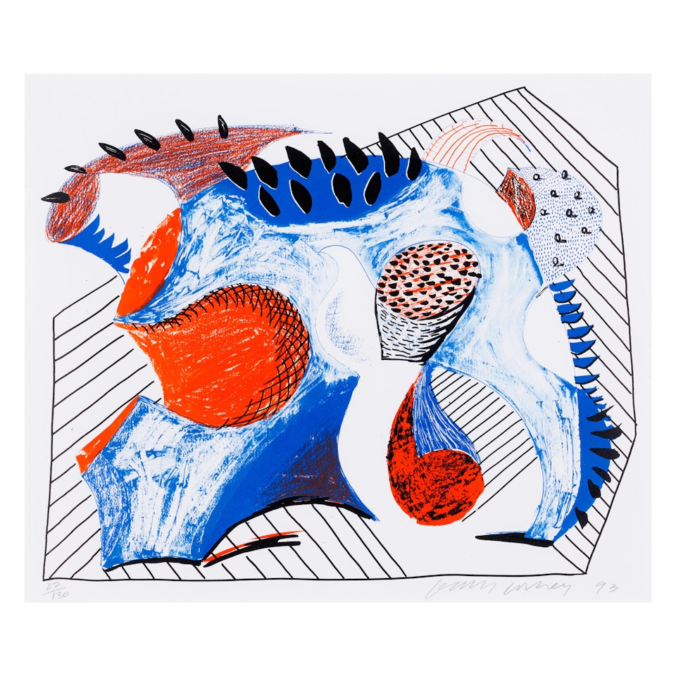 Untitled for Joel Wachs (Gemini 1584) by David Hockney