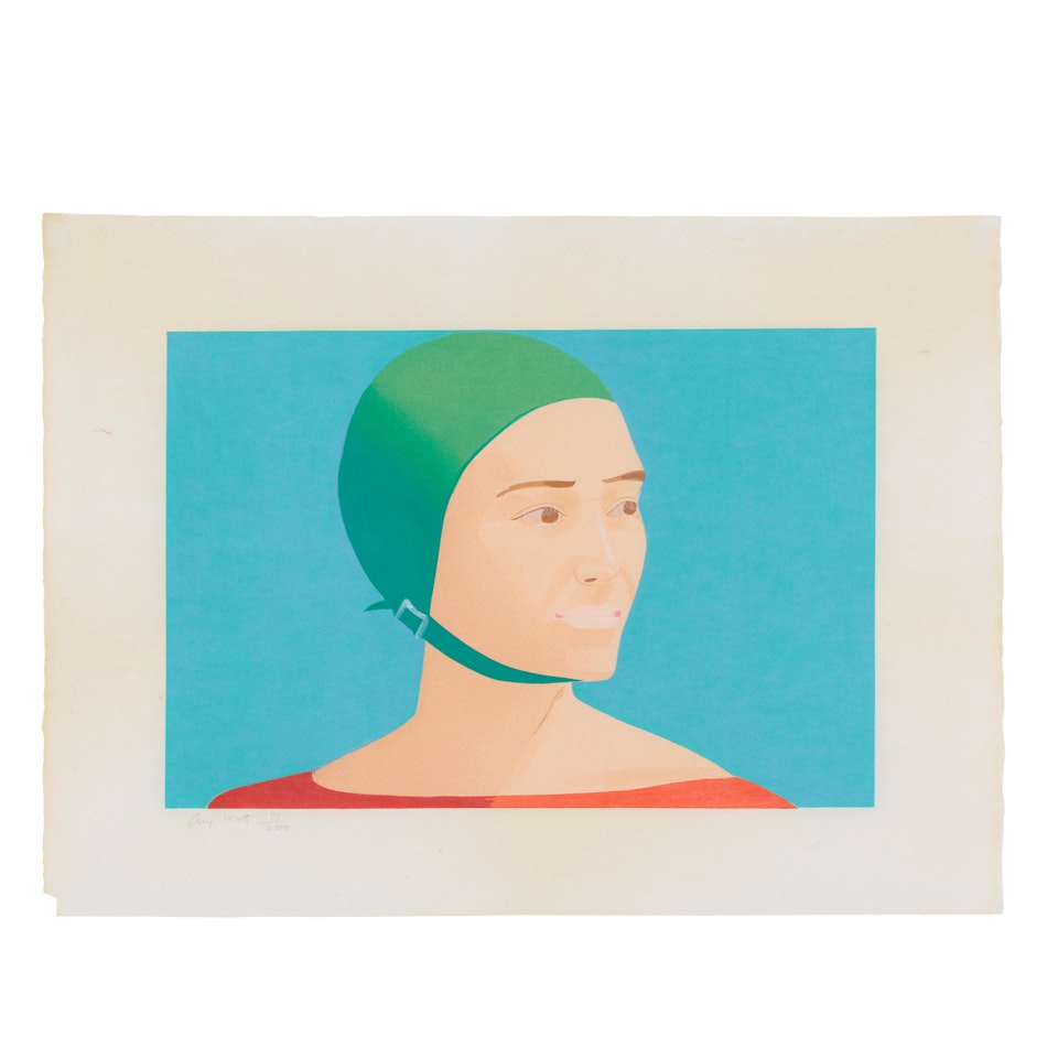 The Green Cap (Schroder 186) by Alex Katz