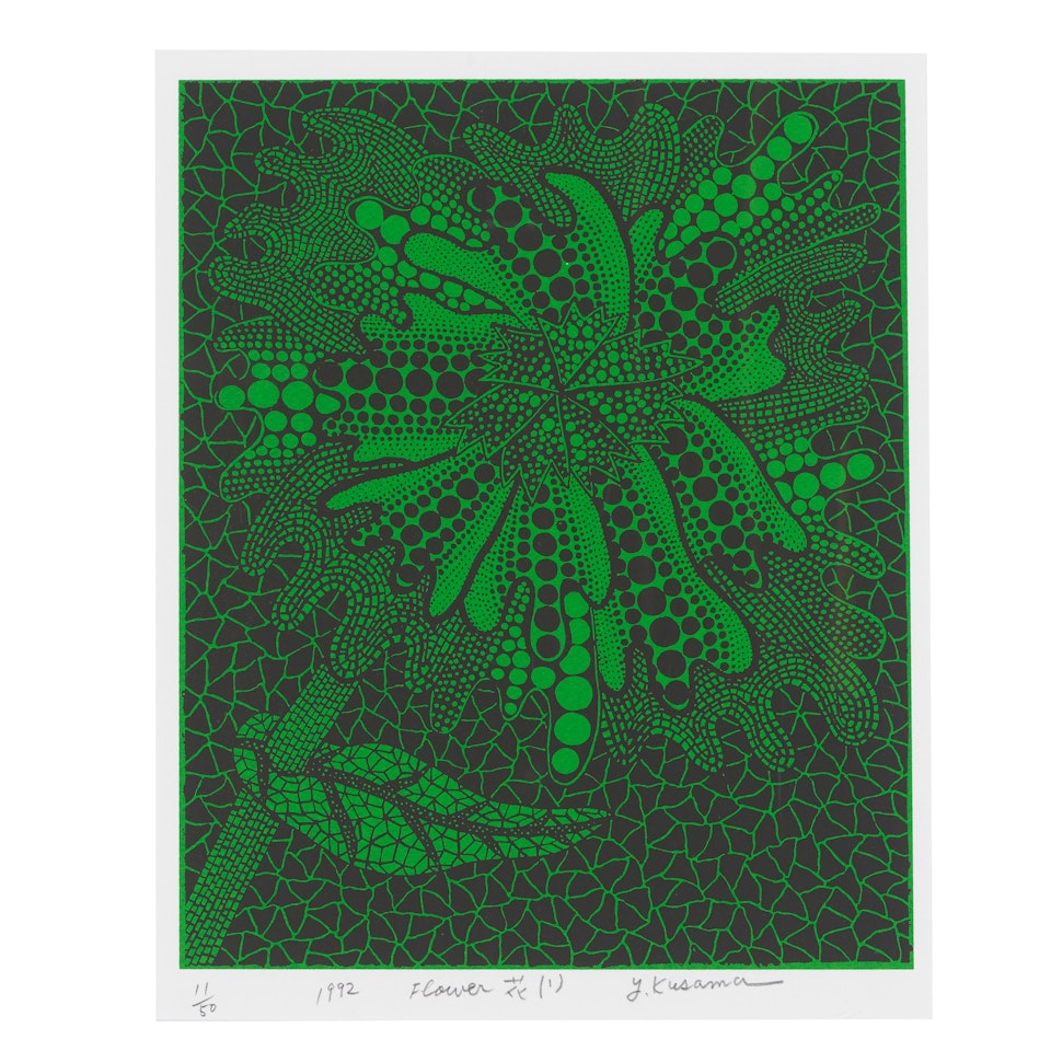Flower (1) (Kusama 163) by Yayoi Kusama