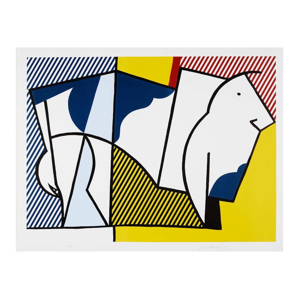 Bull III, from Bull Profile Series (Corlett 118, Gemini 468) by Roy Lichtenstein