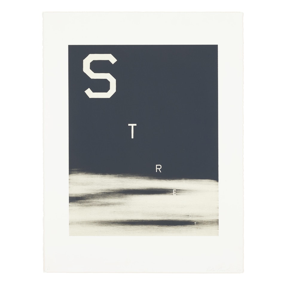 Strength (Engberg 133) by Ed Ruscha