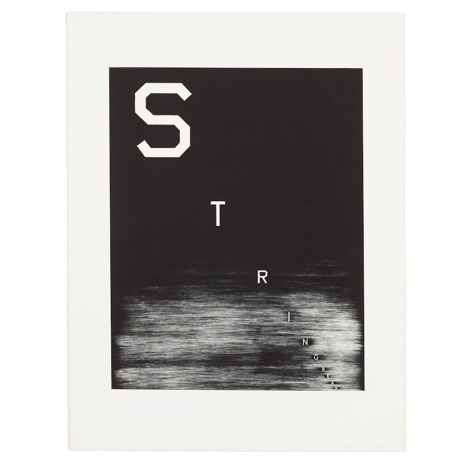 Stringbean (Engberg 134) by Ed Ruscha