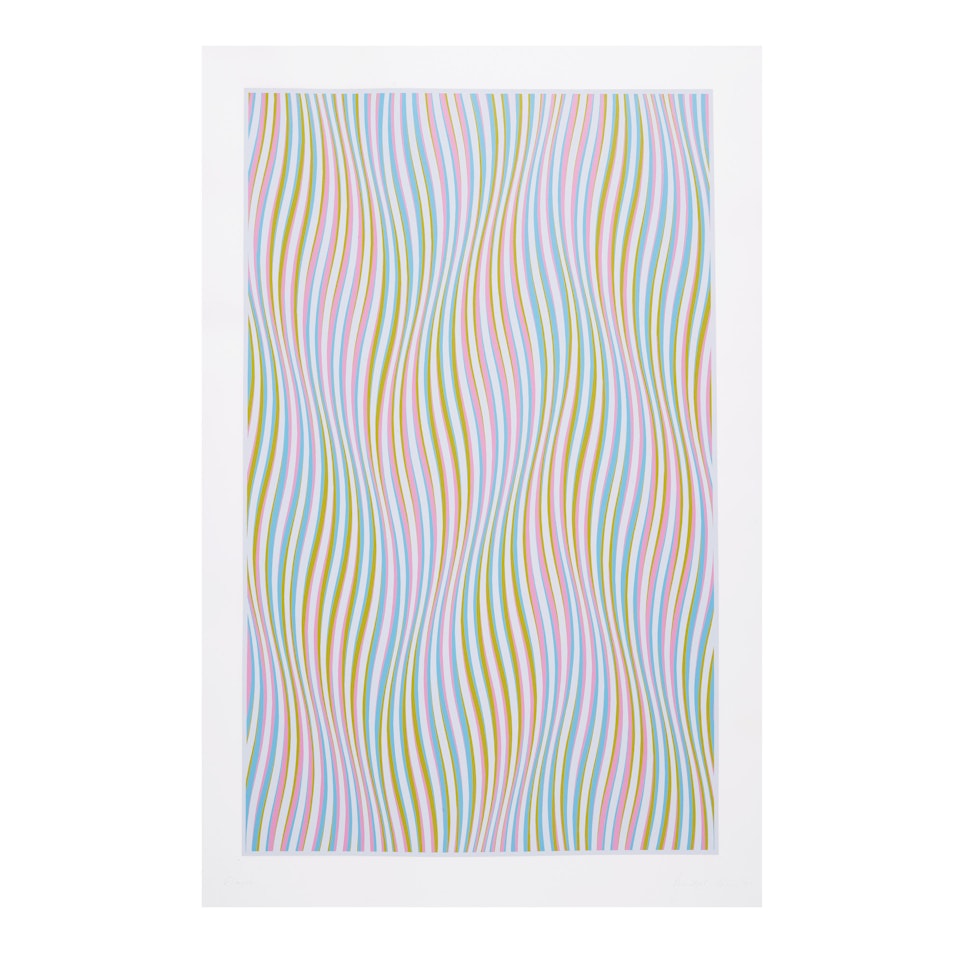Elapse (Schubert 30) by Bridget Riley
