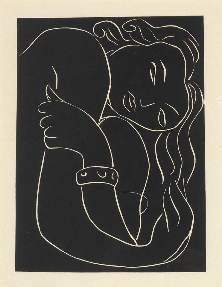 Fraîchie sur des lits violettes, from Pasiphaé by Henri Matisse