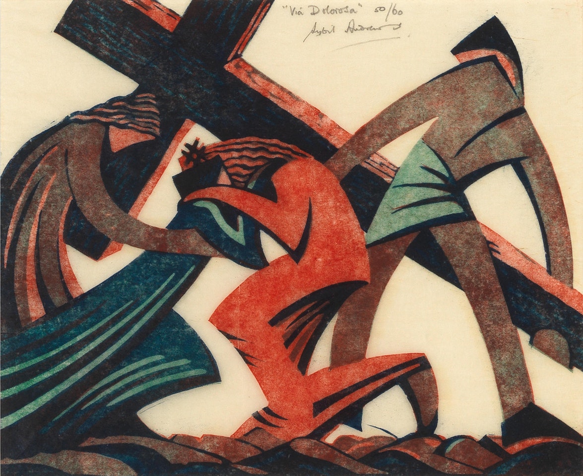 Via Dolorosa by Sybil Andrews