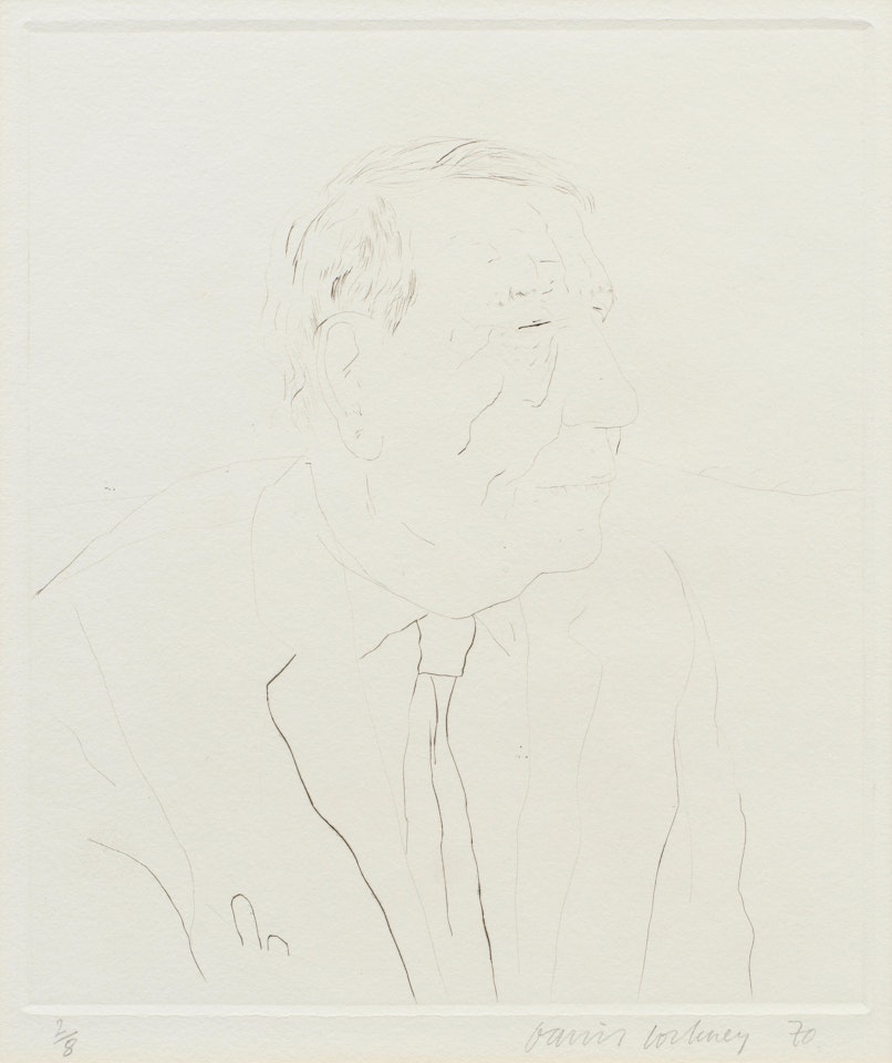 W. H. Auden by David Hockney