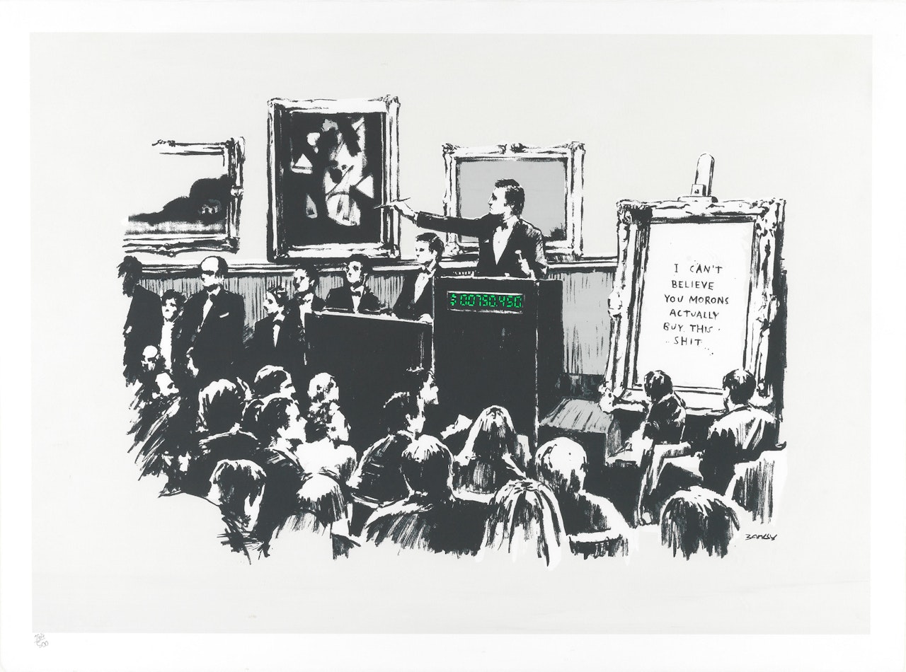 Morons by Banksy