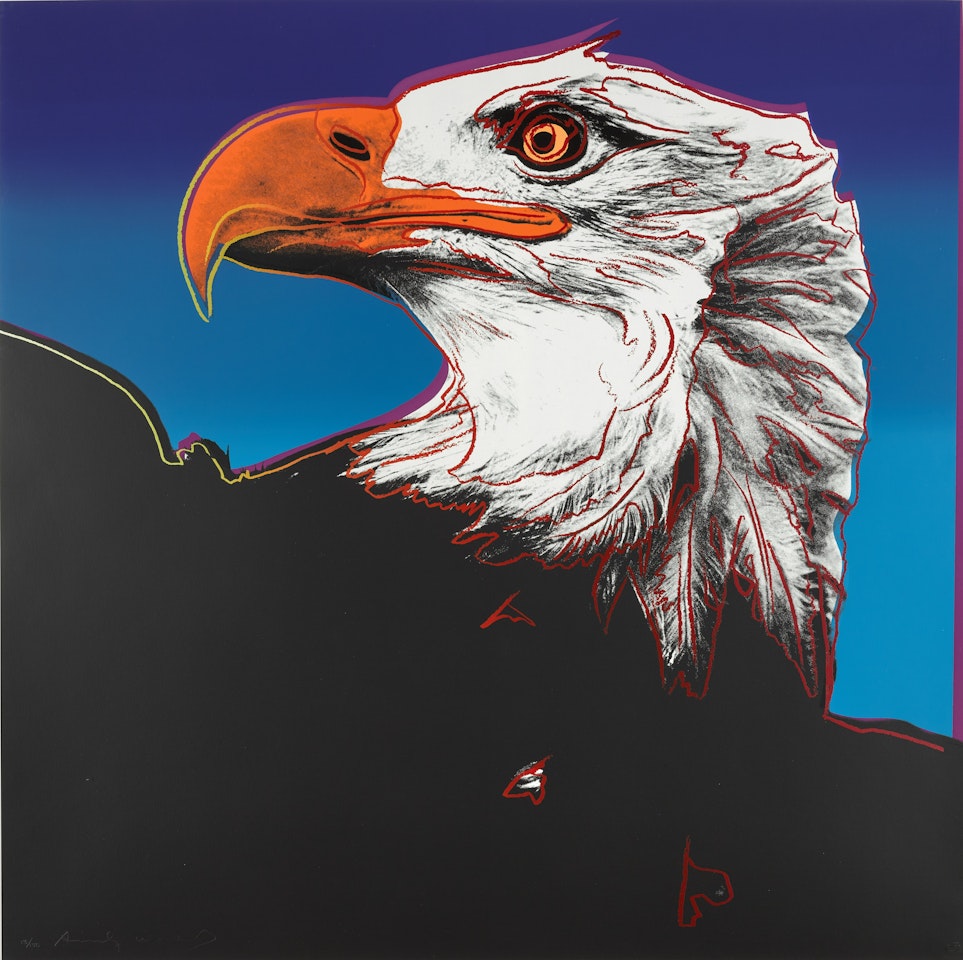 Bald Eagle , from Endangered Species by Andy Warhol