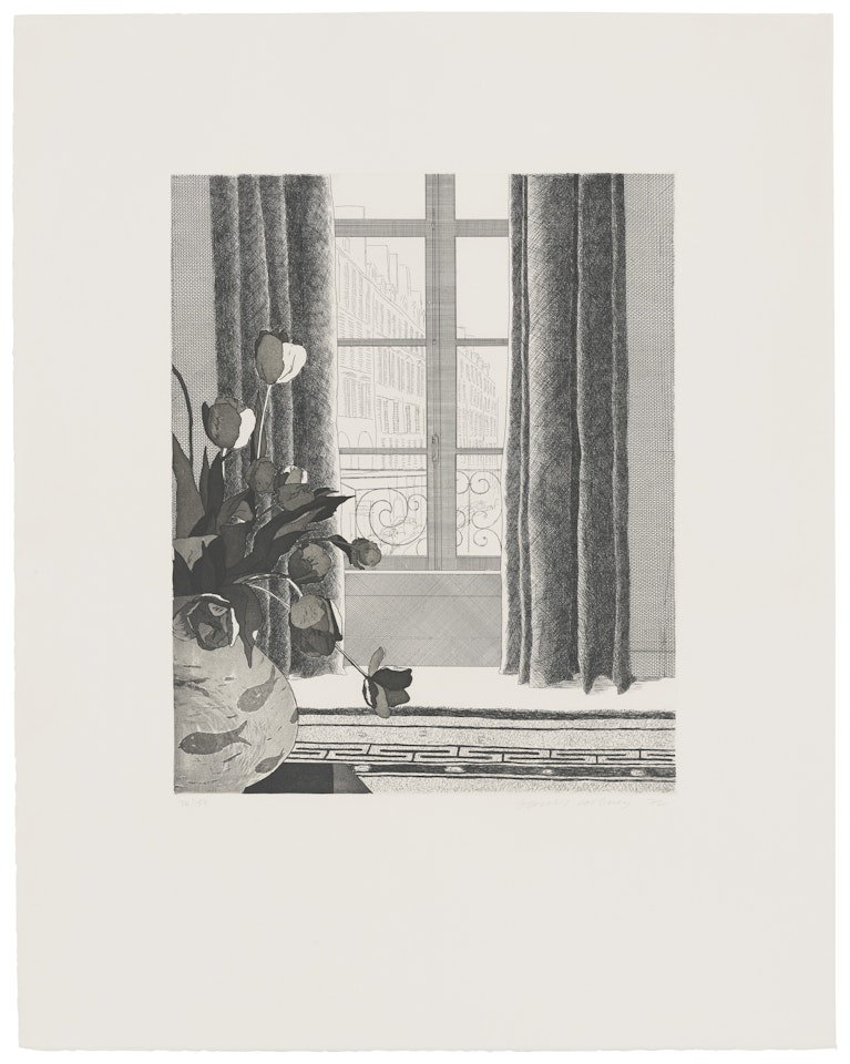 Rue de Seine by David Hockney