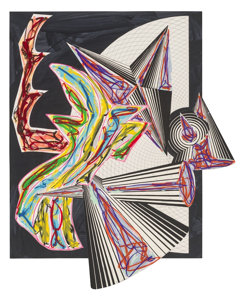 Then Came Death and Took the Butcher, from: Illustrations After El Lissitzky"s Had Gadya by Frank Stella