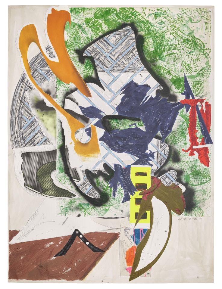 Ahab"s Leg, from: The Waves by Frank Stella