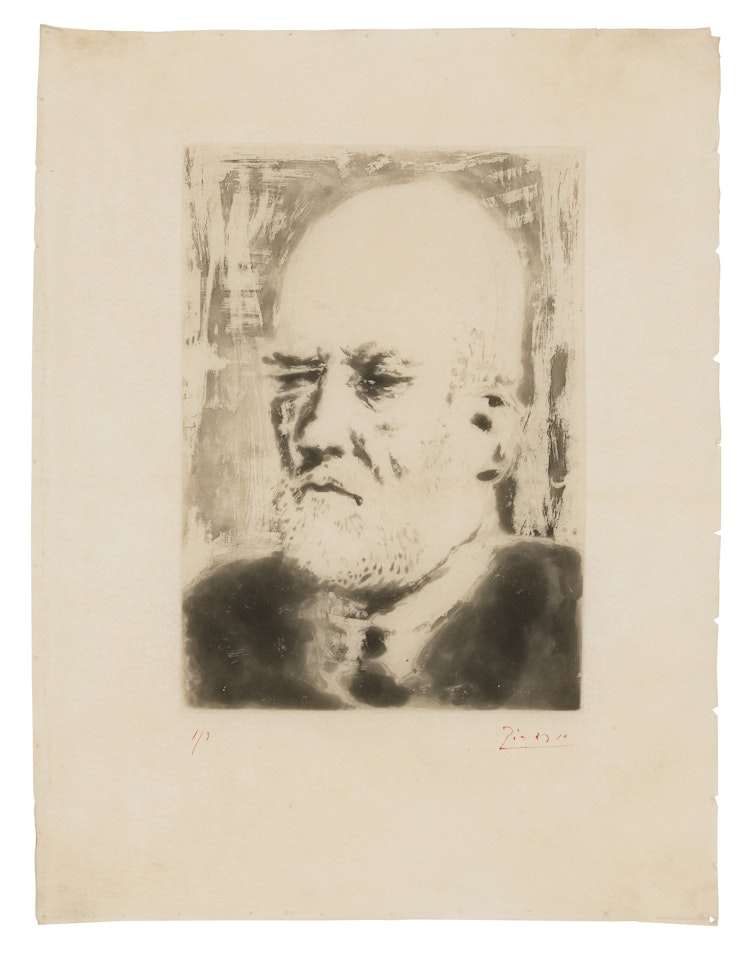 Portrait de Vollard II, from: La Suite Vollard by Pablo Picasso