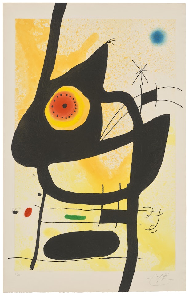 La femme des sables by Joan Miró