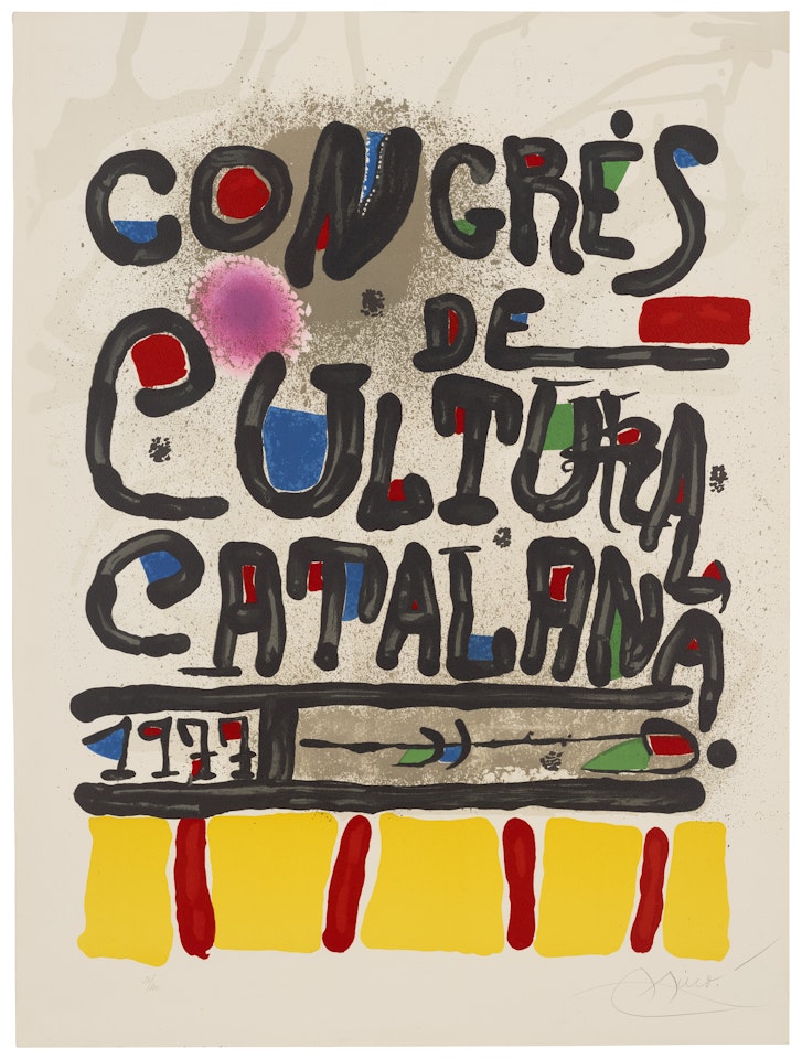 Congres de Cultura Catalana Barcelona by Joan Miró