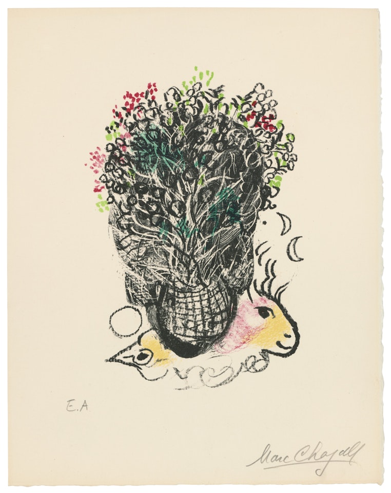 Bouquet pour Fernand by Marc Chagall