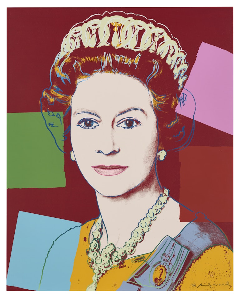 Queen Elizabeth II, from: Reigning Queens by Andy Warhol