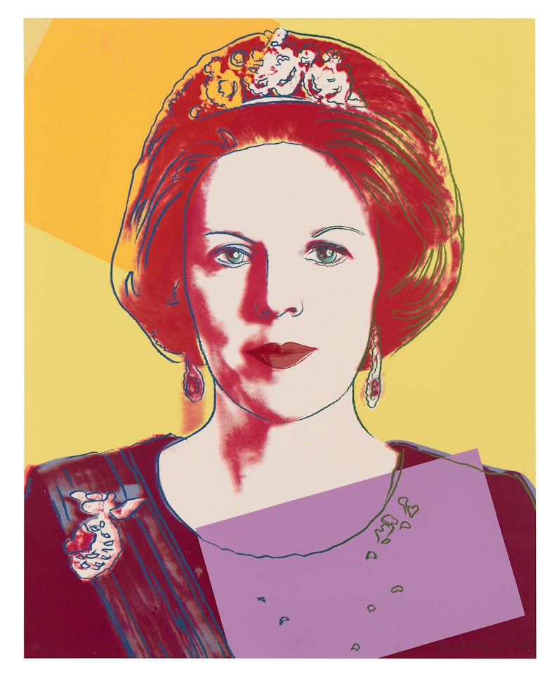 Queen Beatrix, from: Reigning Queens by Andy Warhol