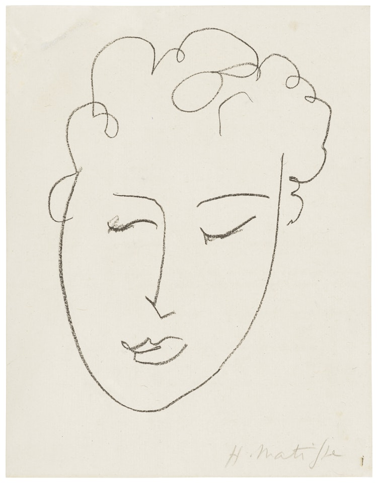 Frontispiece, for: Jules Romains, Pierres Levées by Henri Matisse