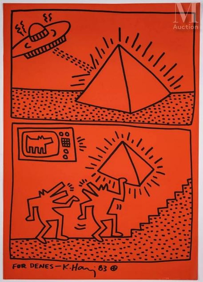 The Pyramid Thieves by Keith Haring