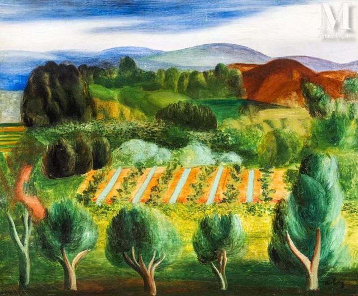 Landscape of Provence by Moïse Kisling