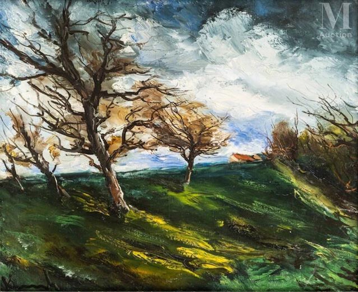 Stormy landscape by Maurice de Vlaminck