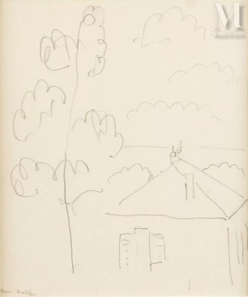 House and tree by Henri Matisse