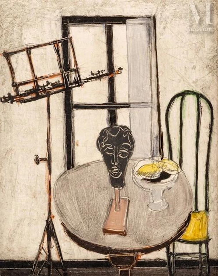 Still life at the desk by Claude Venard