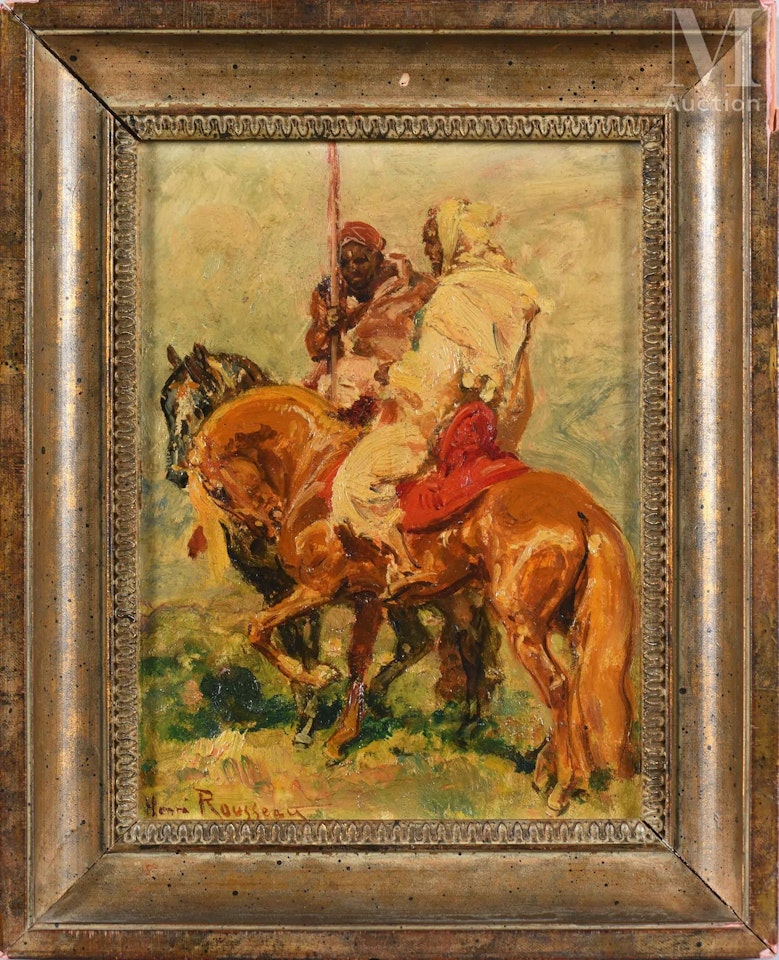 Two sentries by Henri Émilien Rousseau