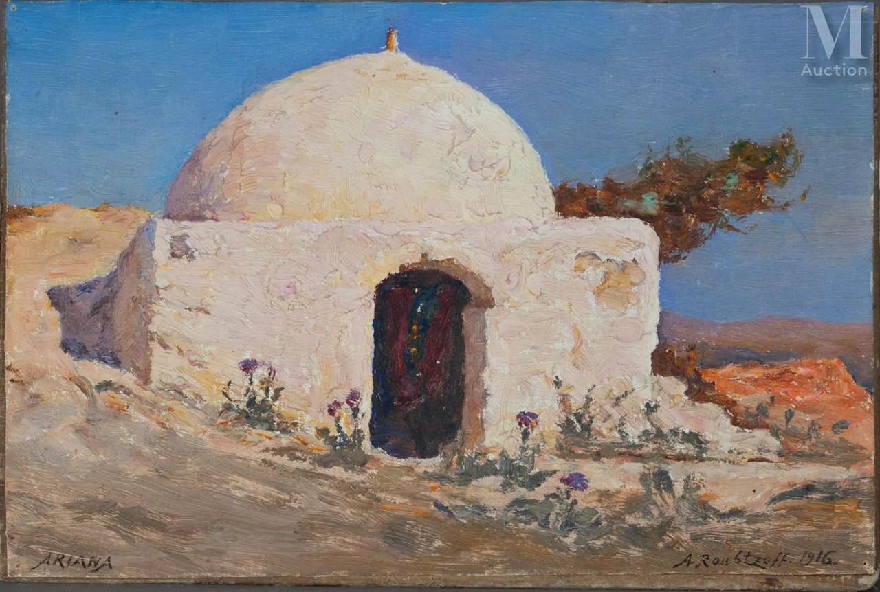 Marabout in Ariana by Alexandre Roubtzoff
