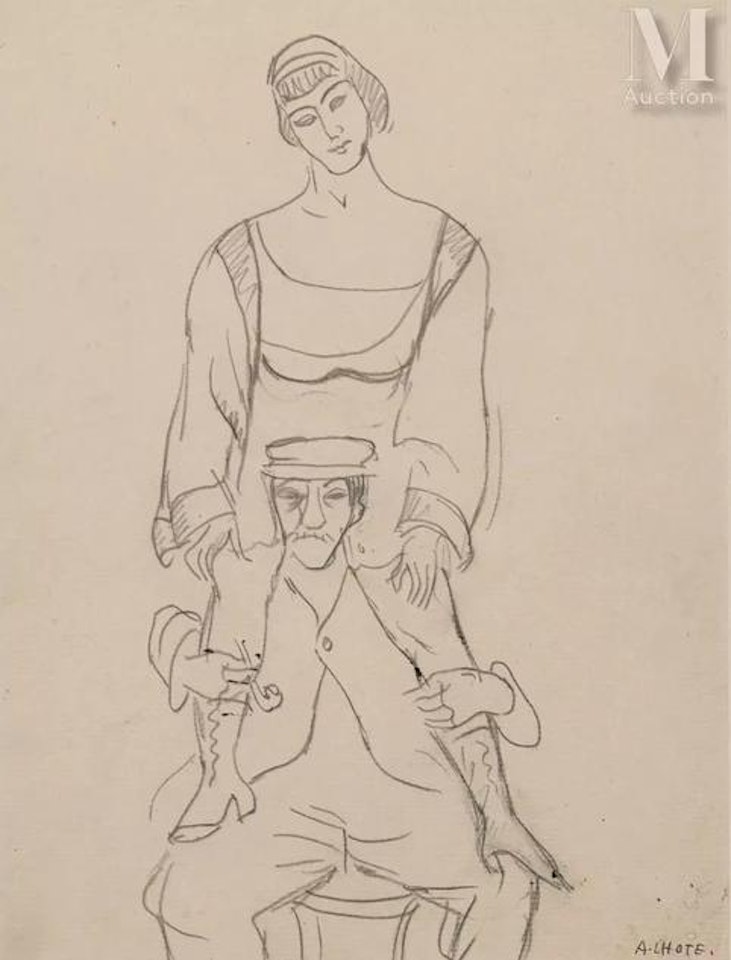 On the shoulders by André Lhote