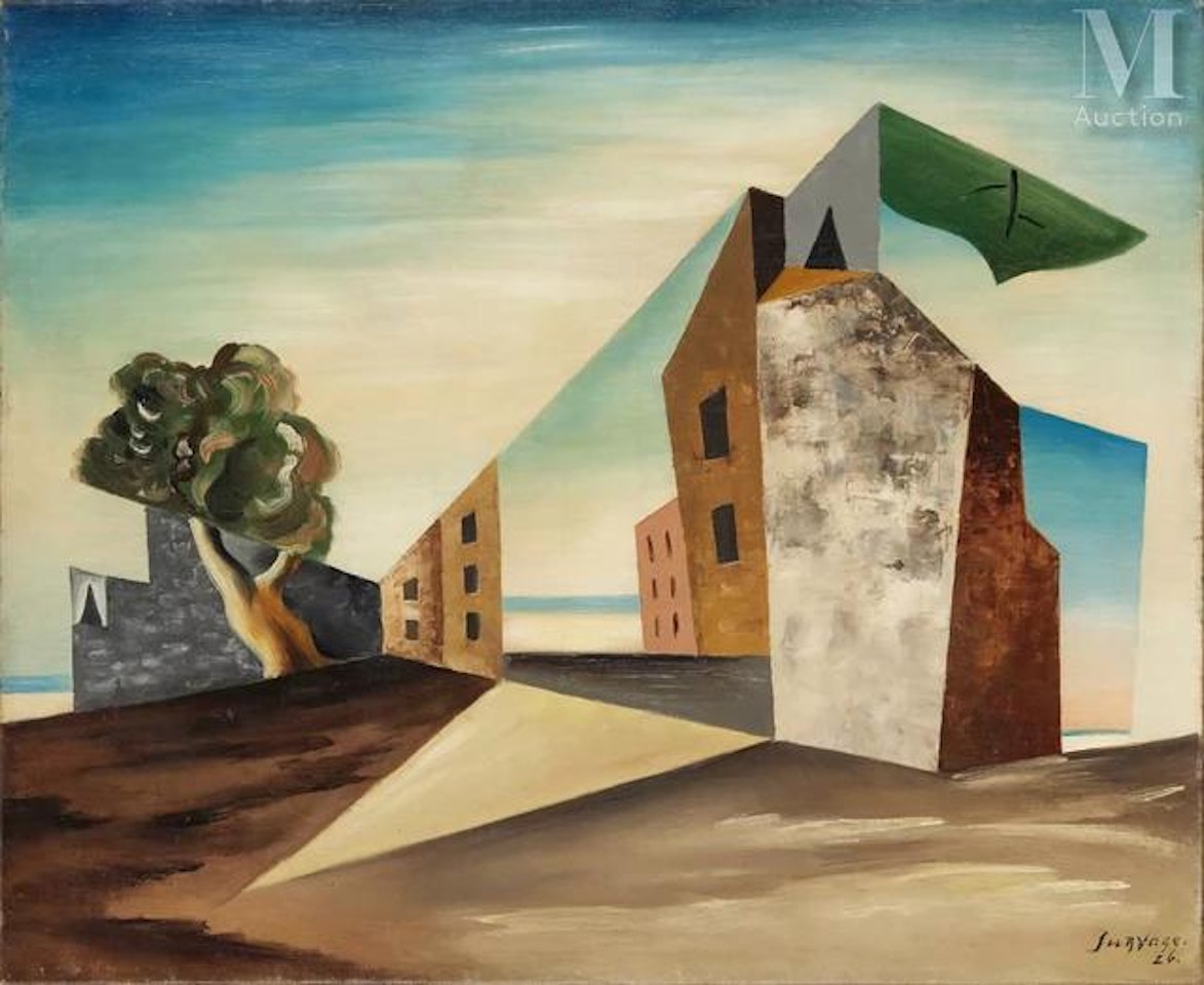 Landscape in Nice by Leopold Survage