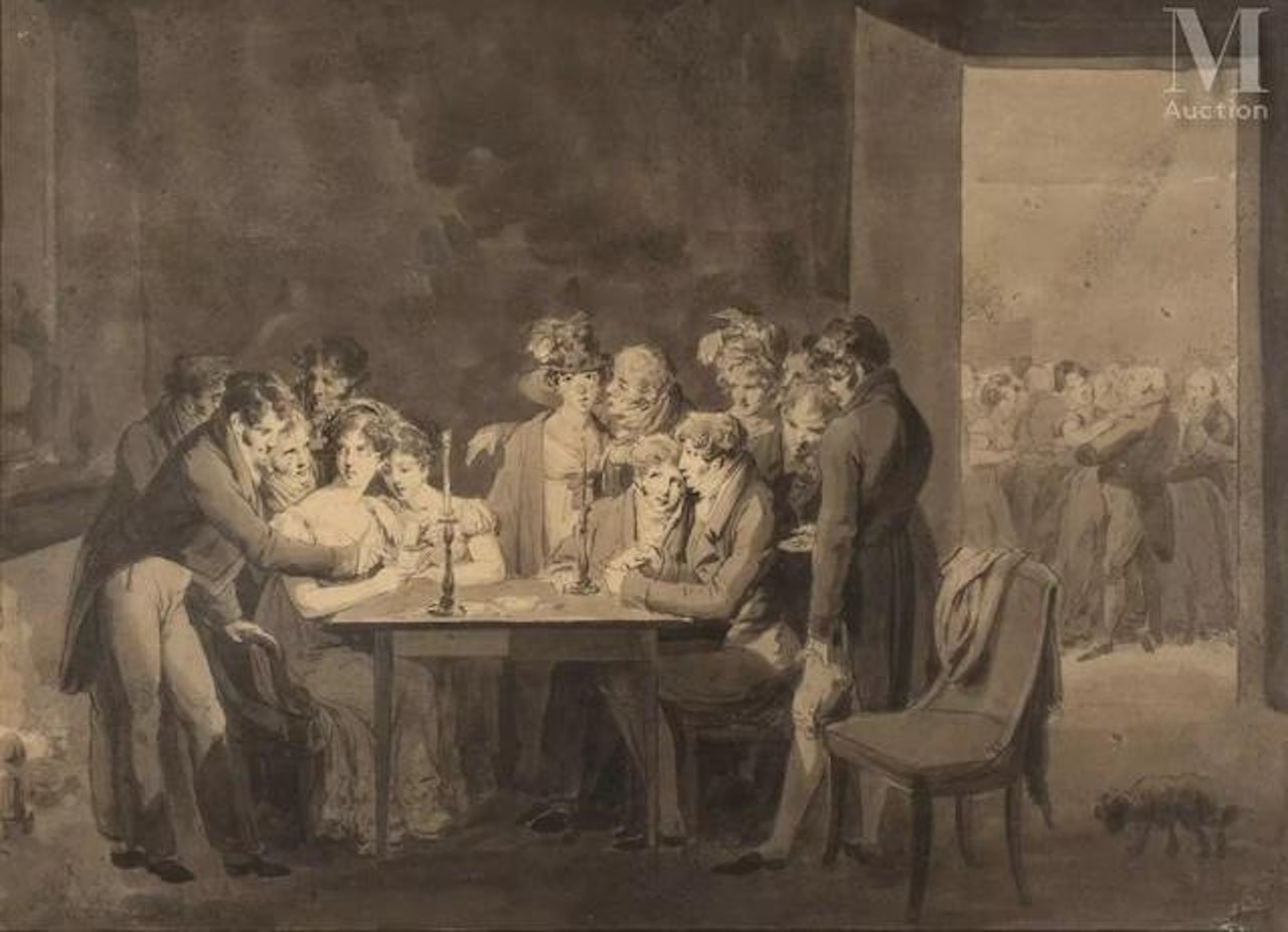 Study for the Gap Game by Louis-Leopold Boilly