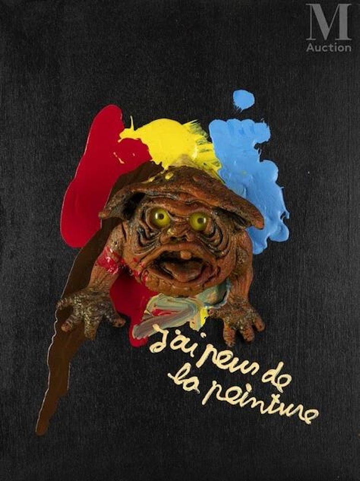 I"m afraid of painting by Ben Vautier