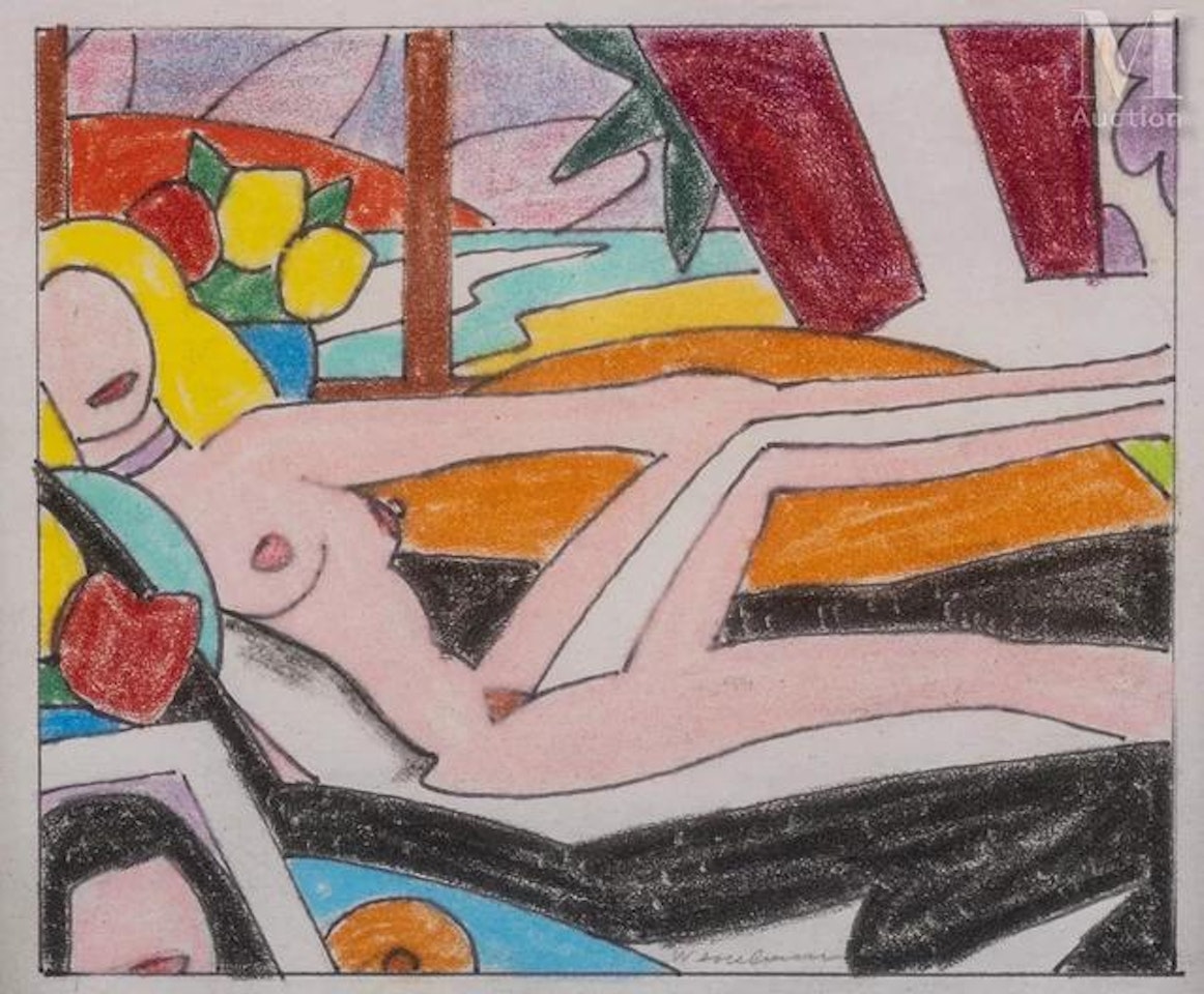 Study for sunset nude (Miami variation) by Tom Wesselmann