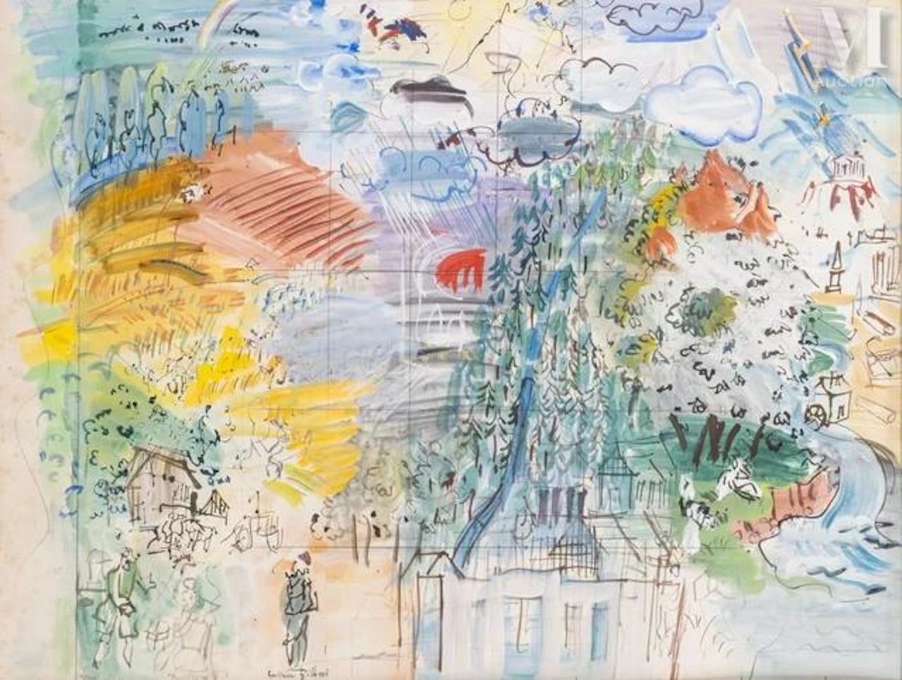 Project for the Electricity Fairy by Raoul Dufy