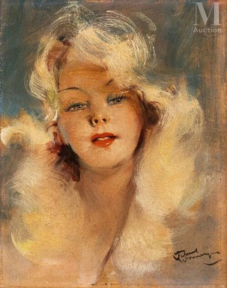 Aline by Jean Gabriel Domergue