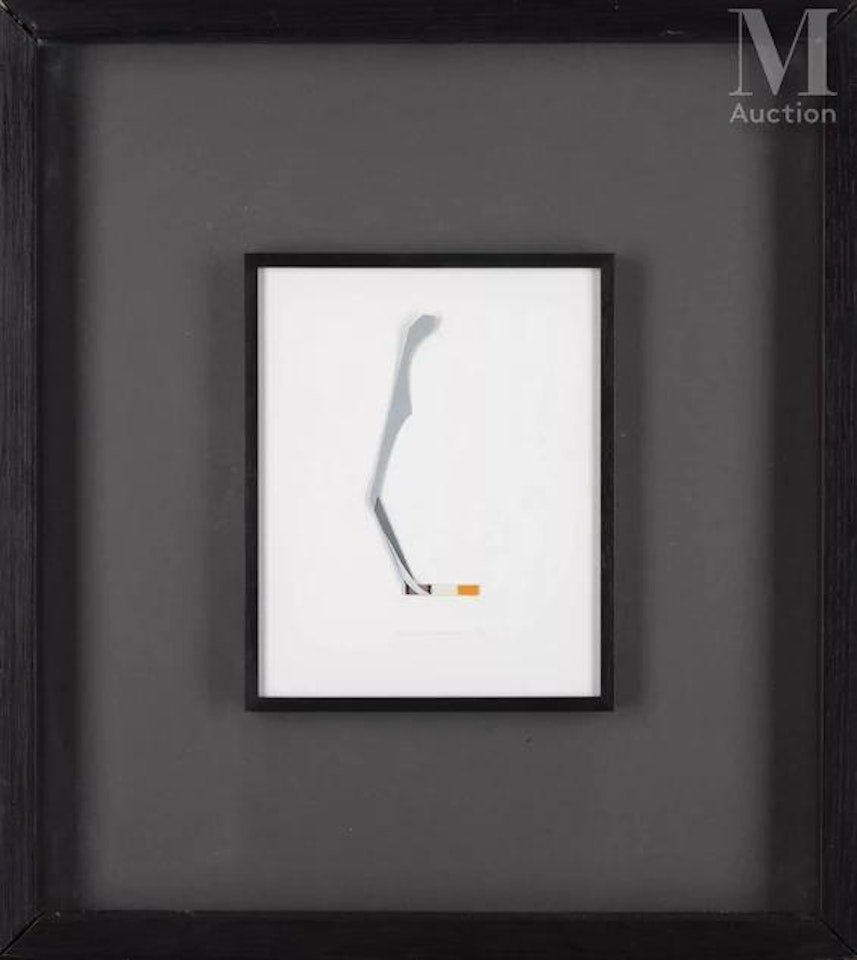 Smoking cigarette by Tom Wesselmann